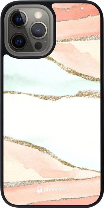 Image du produit PhoneLook Coque Silicone rigide noir Shimmering Orange (Apple iPhone 12 Pro Max)