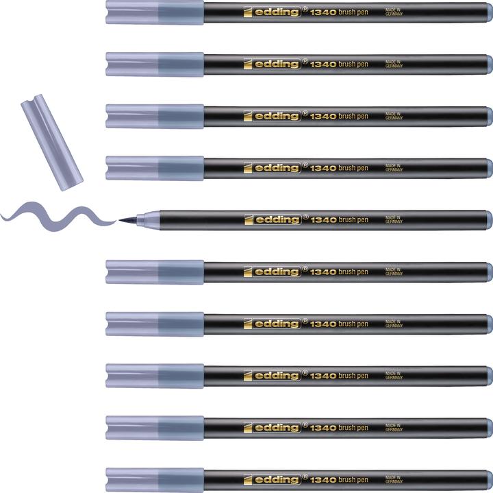 Produktbild Edding Brushpen 1340 (Silbergrau, 1 x)