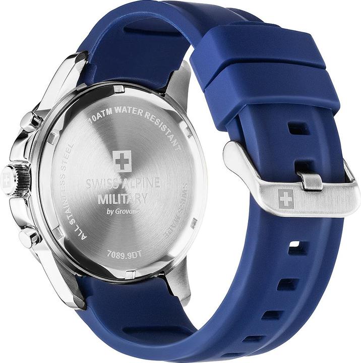 Produktbild Swiss Alpine Military 7089.9835 Chronograph Herrenuhr 44mm 10ATM (Chronograph, 44 mm)