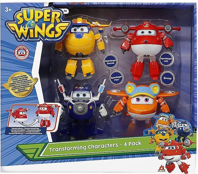 Image du produit Alpha Toys Lot de 4 personnages transformables
