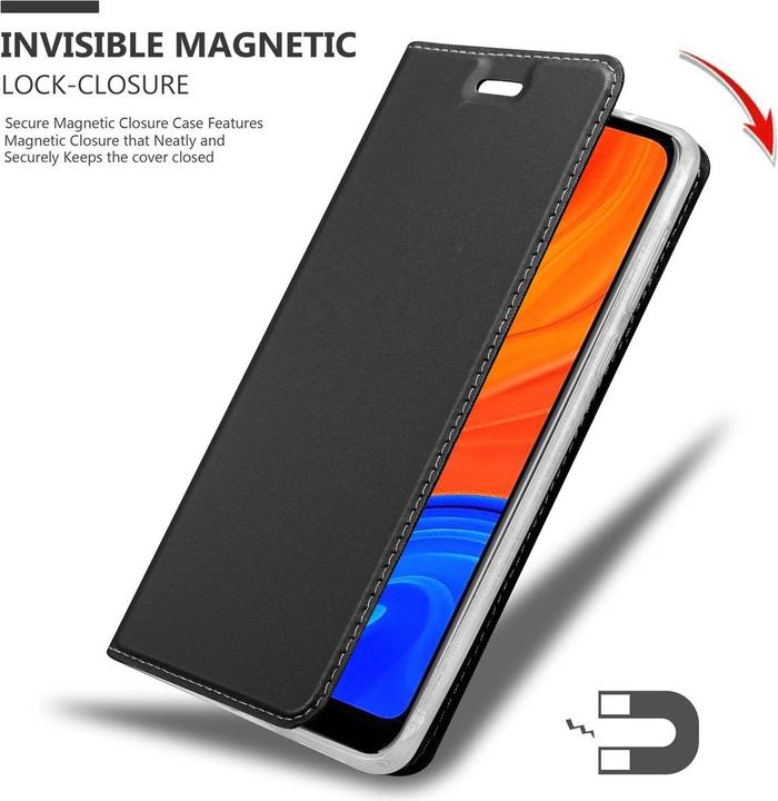 Actual product image Cadorabo Book Classy Style Cover (Huawei Y6s)