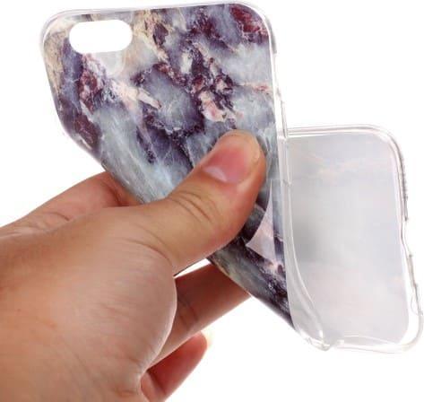 Image du produit Ueli Express iPhone 6s / 6 Coque en caoutchouc TPU aspect marbre noir bleu (Apple iPhone 6s, Apple iPhone 6)