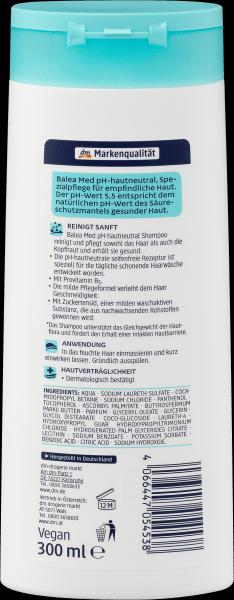 Image du produit dm Balea MED Ph 5,5 neutre pour la peau (300 ml, Shampoing liquide)