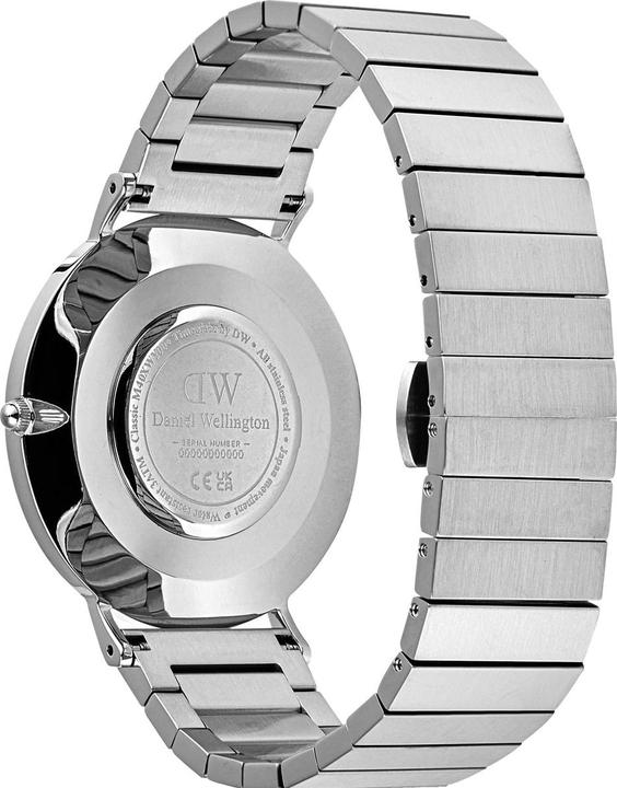 Actual product image Daniel Wellington Classic Piano Link Silver Unitone (Analogue wristwatch, 40 mm)
