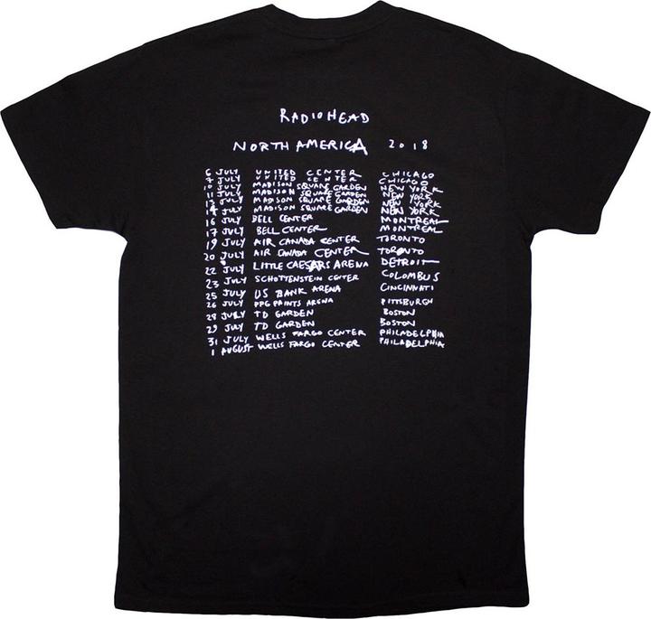 Produktbild Radiohead TShirt Rückseitiger Aufdruck (S)