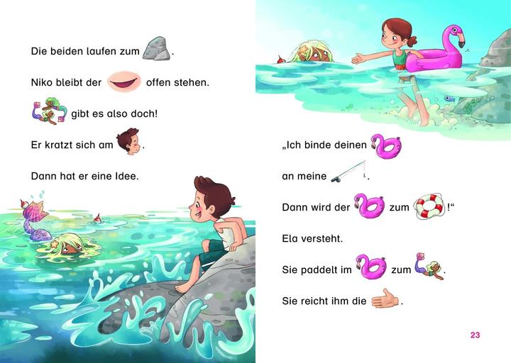 Immagine prodotto Duden Leseprofi – Mit Bildern lesen lernen: Abenteuer mit dem Meermädchen (Tedesco, Anja Kiel, Alexandra Langenbeck, 2022)