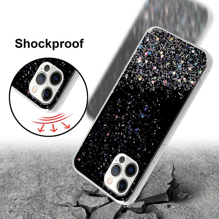 Produktbild Cadorabo TPU Cover funkelnder Glitter (Apple iPhone 12, Realme 12 Pro+)
