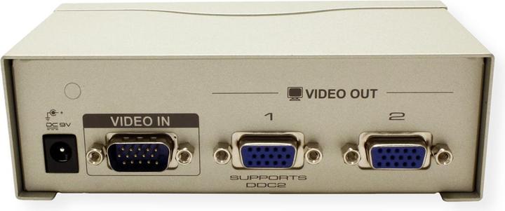 Image du produit Aten VS92A, répartiteur VGA à 2 ports avec amplificateur de signal jusqu'à 30m