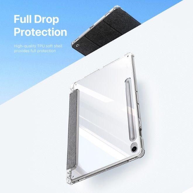 Actual product image Dux Ducis Unid Series Leather Bookcover Cover (Galaxy Tab S9 FE, Galaxy Tab S9)