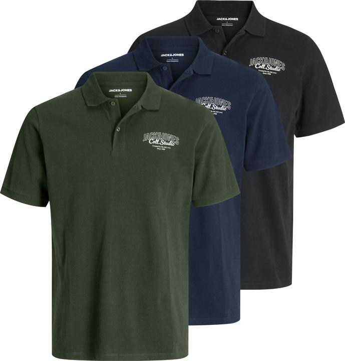 Produktbild Jack & Jones 3er-pack Fly-Away Kragen Poloshirt Poloshirt (XXL)
