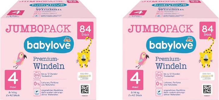 Produktbild dm babylove Premium-Windeln