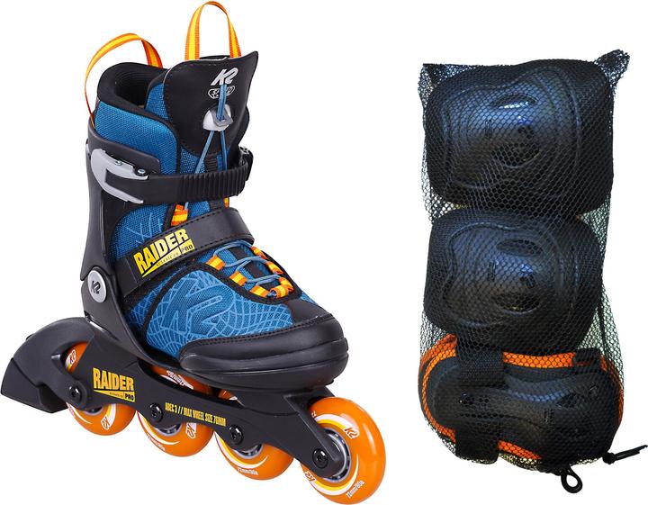 Actual product image K2 Raider Pro Pack Inline Skateset Boy (Size: 35.0-40.0 (L), design) (35)