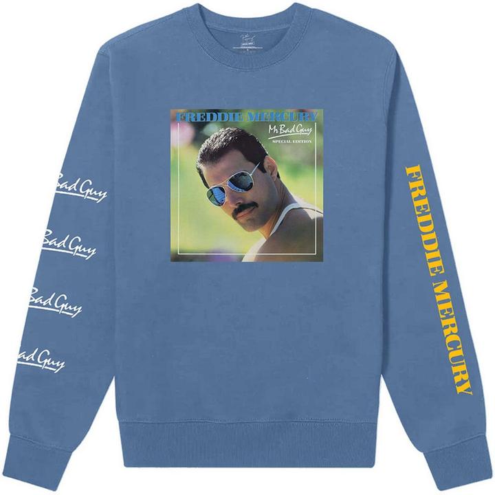 Actual product image Universal Textiles Unisex Adult Mr Bad Guy Sleeve Print Long-Sleeved T-Shirt (L)