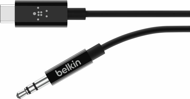Belkin RockStar 3,5mm Aud./USB-C cable 0,9m (0.90 m, 3.5mm jack (AUX))