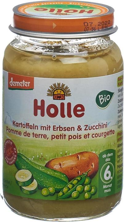 Immagine prodotto Holle Patate Piselli e zucchine (190 g)