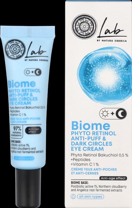 Actual product image Natura Siberica Lab Biome Phyto Retinol Anti-Puff & Dark Circles Eye Cream 30ml (Crème, 30 ml)