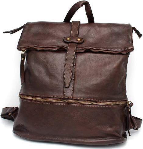 Only-Bags.Store Lederrucksack, Rucksack aus weichem Leder, Ledertasche