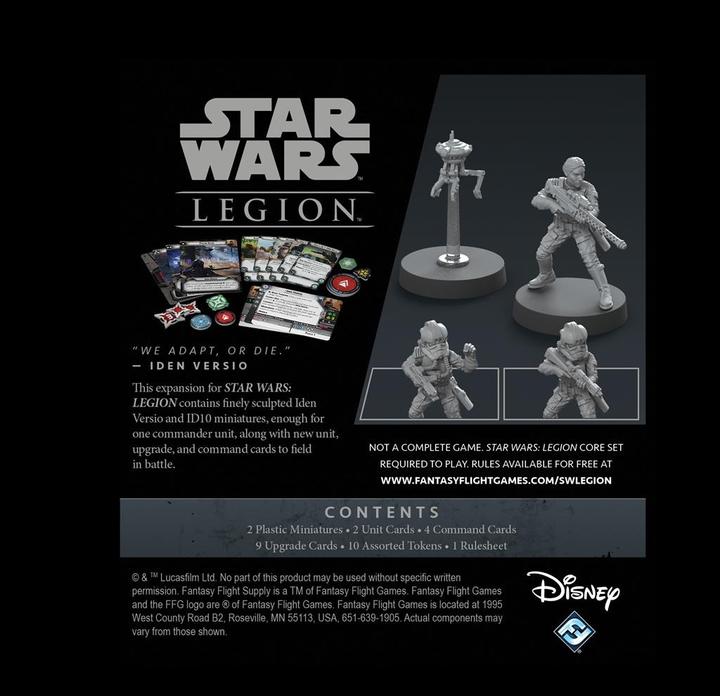 Immagine prodotto FFG FFGD4654 - Iden Versio: Star Wars Legion, età 14+ (espansione, edizione DE) (Tedesco)