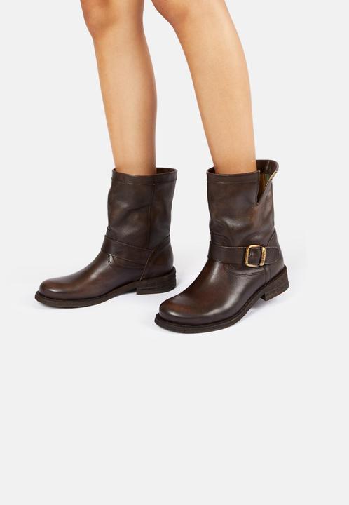 Actual product image Felmini GREDO 7176, the timeless and best-selling biker boot from, is made from soft leather. (37)
