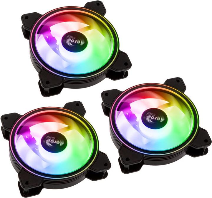 Produktbild AeroCool Saturn 12F ARGB Pro Hauptplatine Ventilator (120 mm, 3 x)