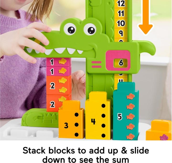 Immagine prodotto Fisher-Price Mein Zahlen-Krokodil (Tedesco, Francese, Svizzero-tedesco, Italiano, Inglese)