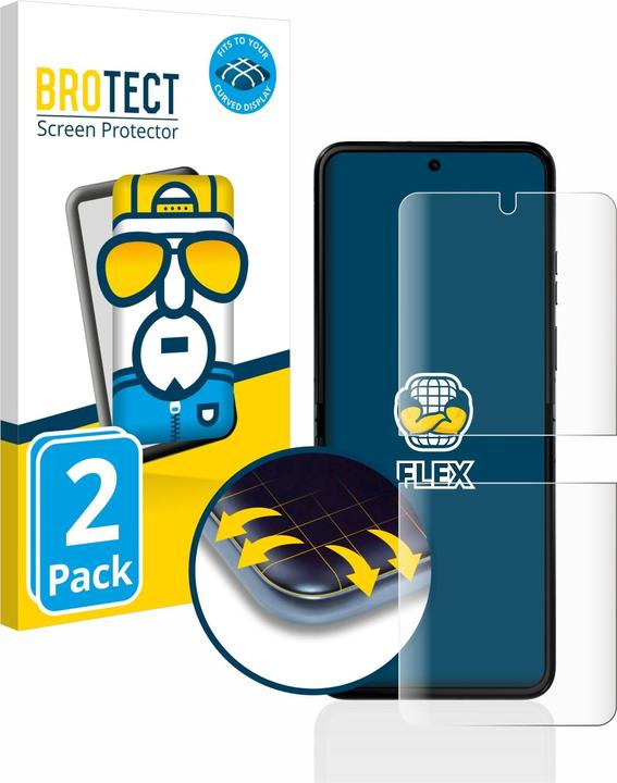 Actual product image BROTECT Full-Cover Protector (2 Piece, Motorola Razr 40)