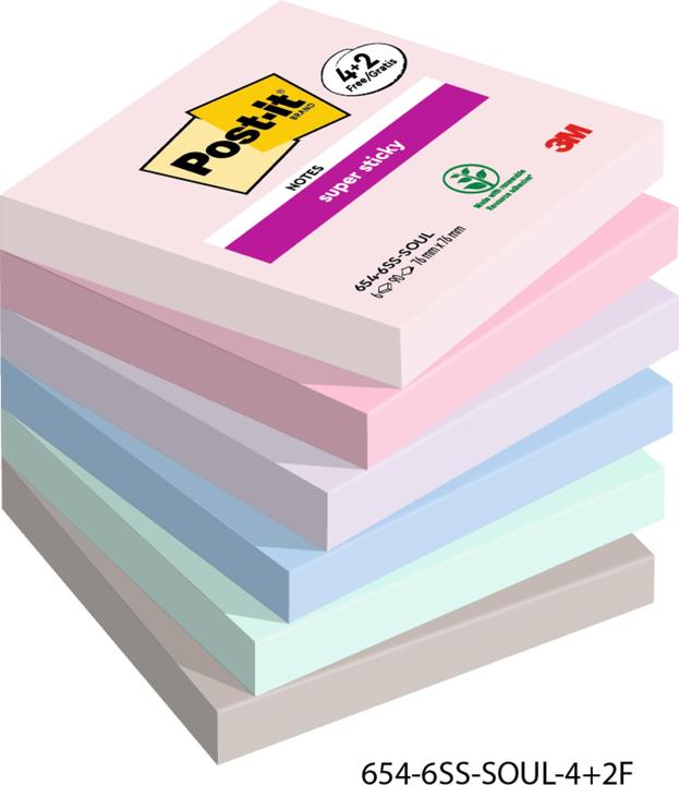 Immagine prodotto Post-it Super Sticky (7,6 x 7,6 cm)