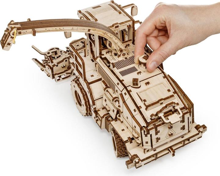 Actual product image Eco Wood Art Mechanical 3D wooden-puzzle - Havester Forage (Gomeslmash) FS80 Pro