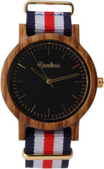 Actual product image Bambuu Wooden clock (Analogue wristwatch, 45 mm)