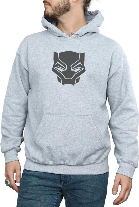 Immagine prodotto Felpa da uomo con cappuccio Black Panther Black On Black (S)