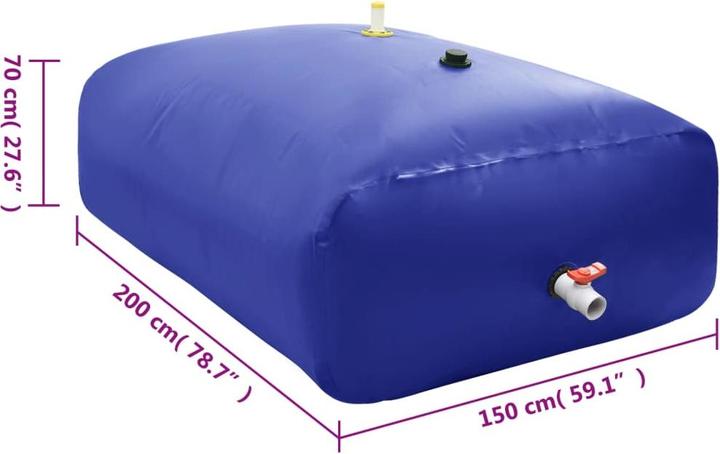Actual product image VidaXL Tripp (2100 l)