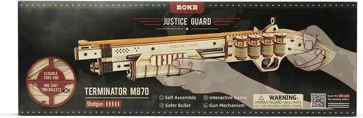 Produktbild Rokr Terminator M870 Shot Gun - 3D Holzbausatz