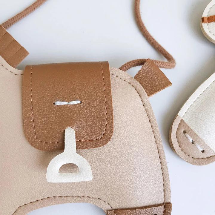 Produktbild Only-Bags.Store Kinder Messgener Tasche Niedlich Original Umhängetaschen Niedliches Pferd Kinder Tasche