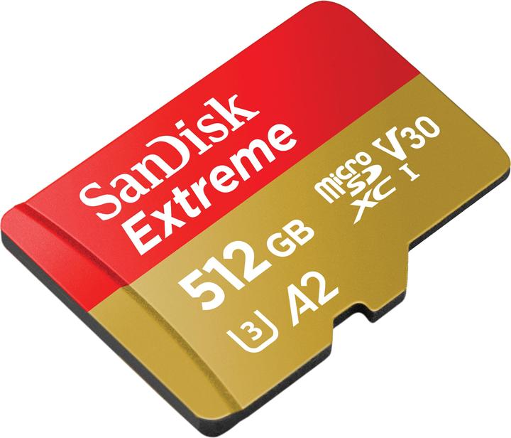 Image du produit SanDisk Extreme UHS-I V30 (512 Go, microSDXC, U3, UHS-I)