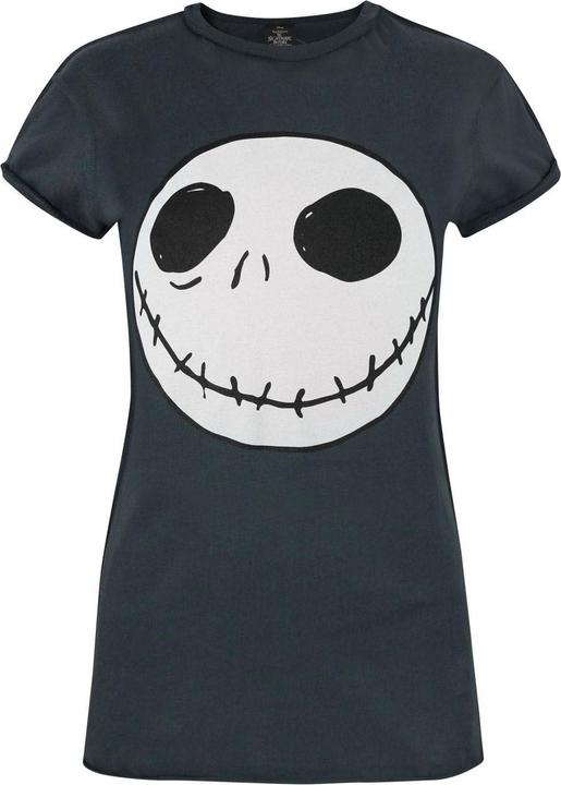 Image du produit Dick Smith L’Étrange Noël de Mr Jack - T-shirt Jack à ourlet inverse - Femme (L)