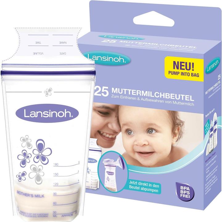 Actual product image Lansinoh Breast milk bag