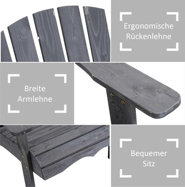 Actual product image Jamb Adirondack Gartenstuhl-Set