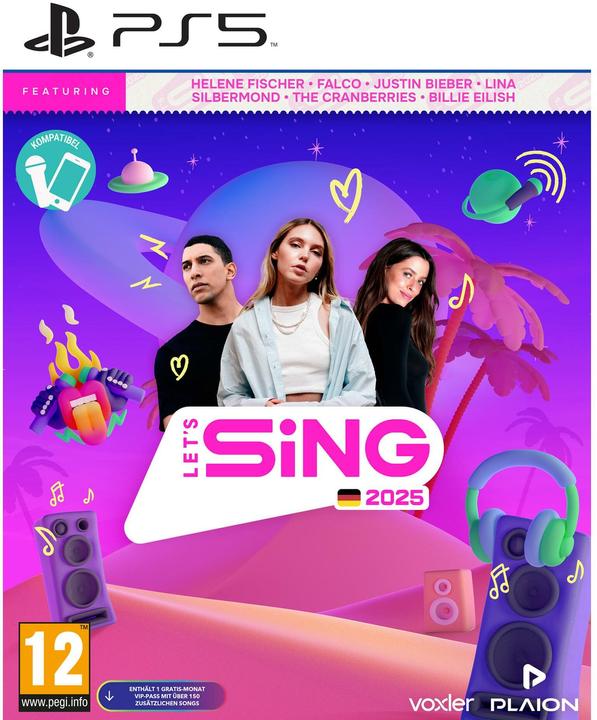 Plaion Let's Sing 2025 German Version (PS5, DE)