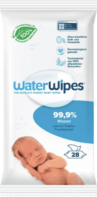 Image du produit WaterWipes Lingettes humides (28 pièce(s))