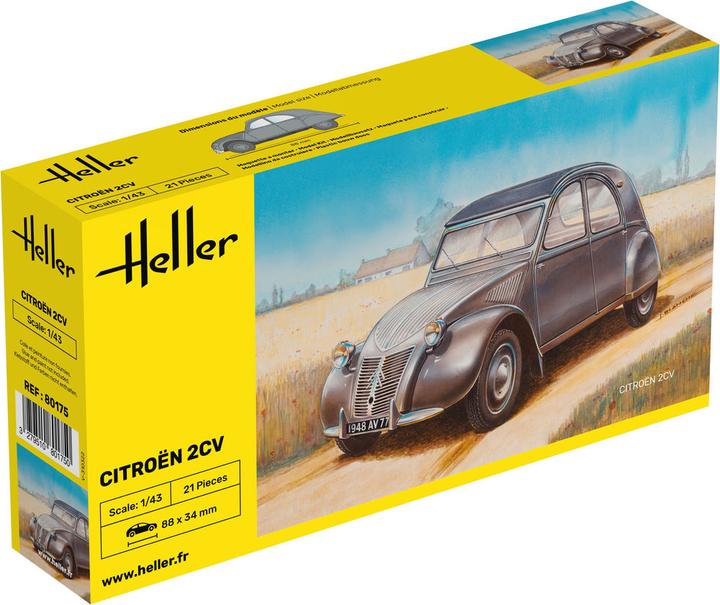 Actual product image Heller Citroen 2 CV