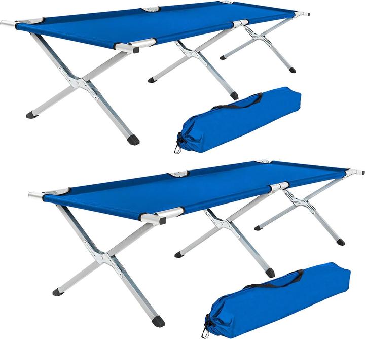 Actual product image tectake Camp bed