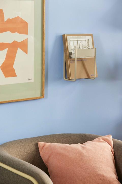 Actual product image Hübsch Inbetween Magazine Holder Light grey (12 x 19 x 26 cm)
