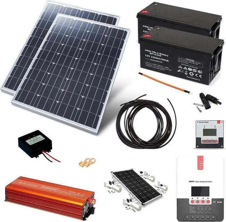 Autosolar Solaranlage Set (670 W)