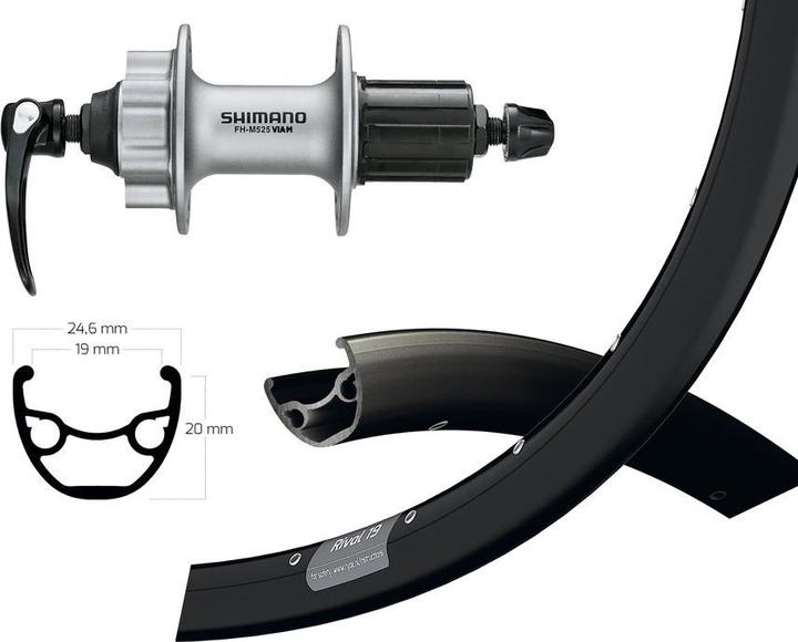 Shimano SSP 32L (Rear wheel, 29")