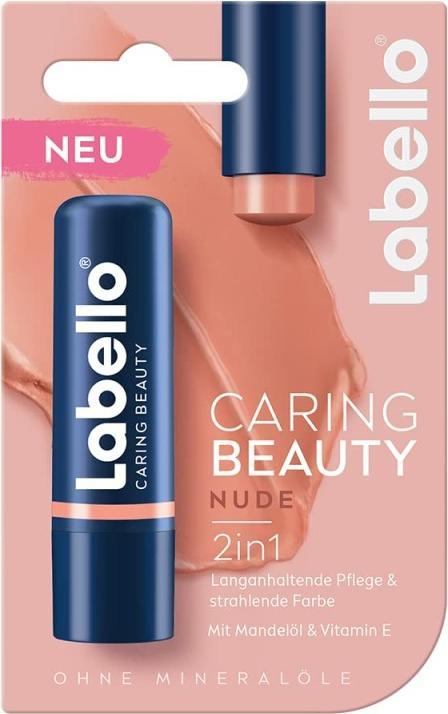 Actual product image Labello Caring Beauty Nude Stick 4.8g (Care pencil, 172.50 ml)