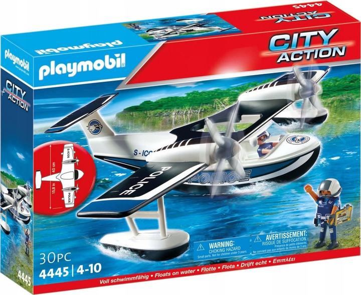 Actual product image Playmobil 4445 Police Seaplane For 5-10 Years (4445, Playmobil City Action)