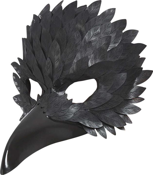 Actual product image Smiffys Unisex Adult Raven Eye Mask