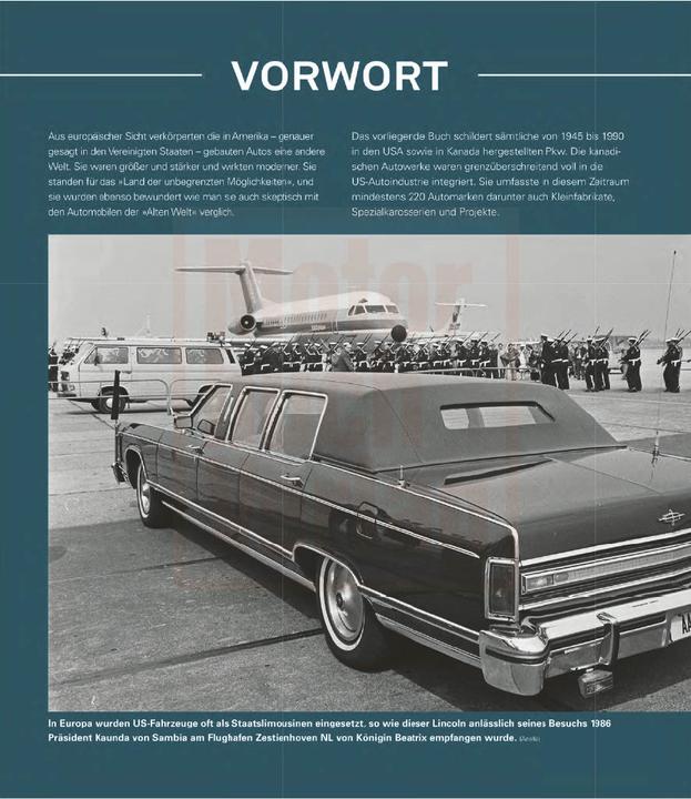 Produktbild Amerikanische Autos 1945-1990 (Deutsch, Roger Gloor, 2022)