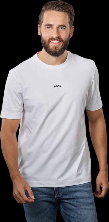 Actual product image Hugo Boss Boss Orange Short Sleeve TChup T-Shirt Relaxed Fit White (3XL)