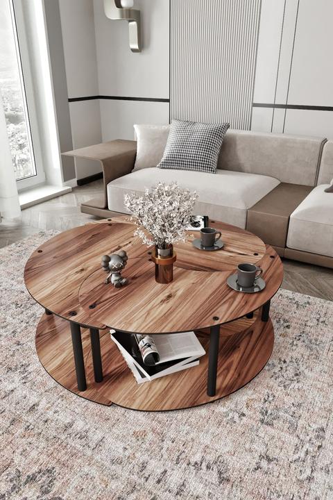 Image du produit Hanah Home Yin Yang Coffee Table 3 Set
